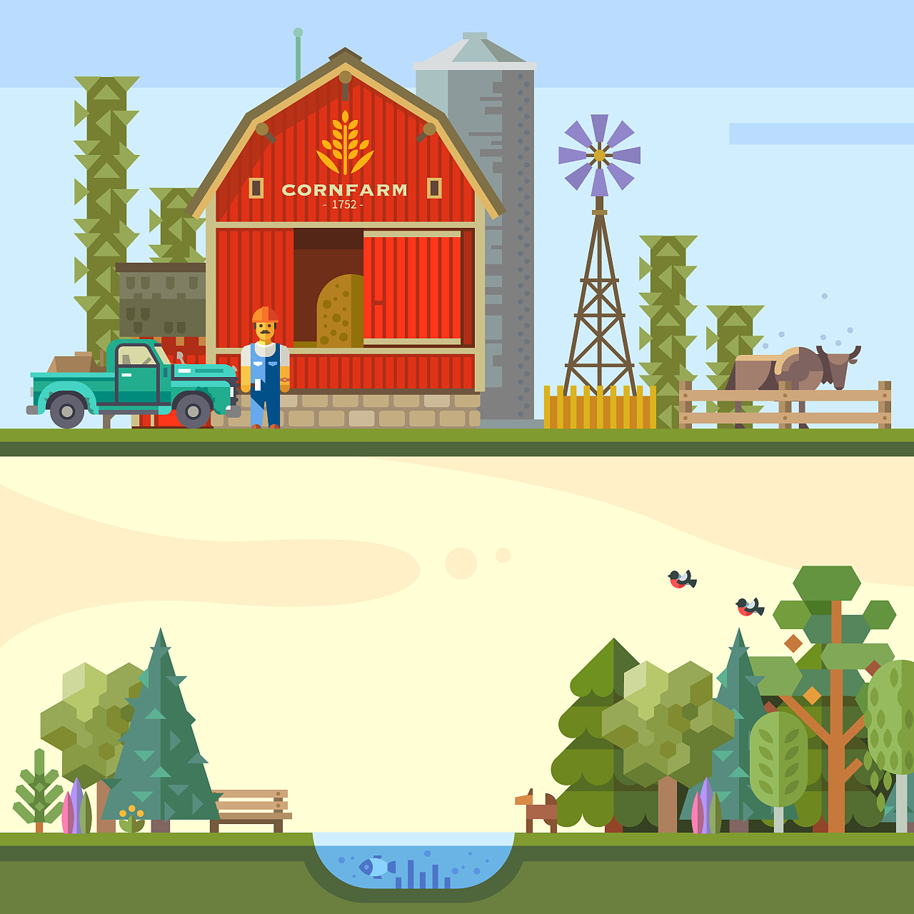 ai插画|插画|创作习作|xiaohai设计 - 临摹作品 - 站酷 (zcool)