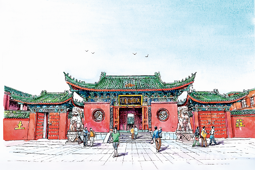 八朝古都,古城开封|插画|商业插画|yoyo鹿瑶_原创作品-站酷zcool