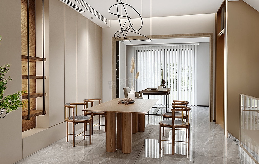 象屿两江御府装修方案,现代简约风格设计,联排别墅装修