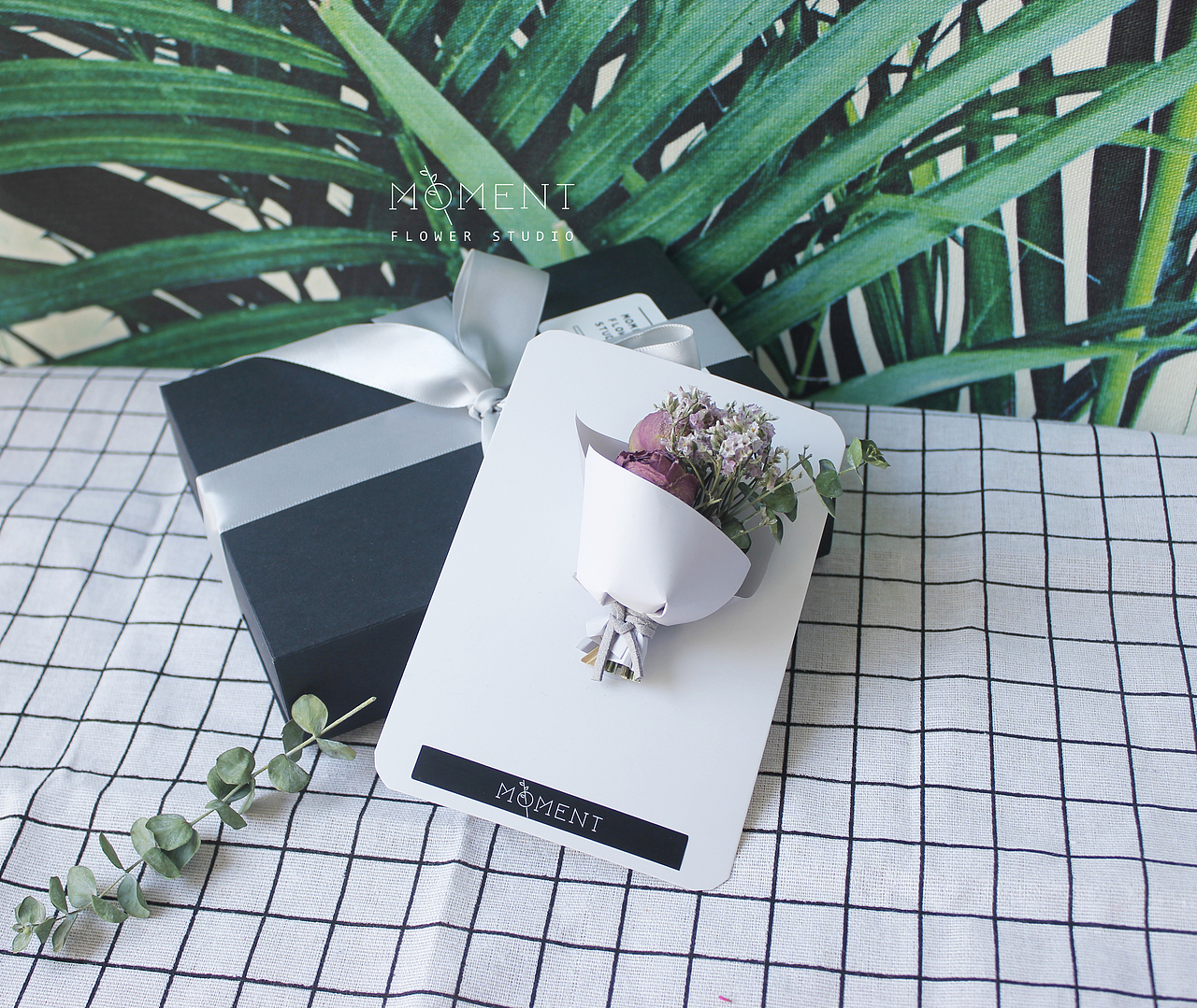 手工干花小卡片