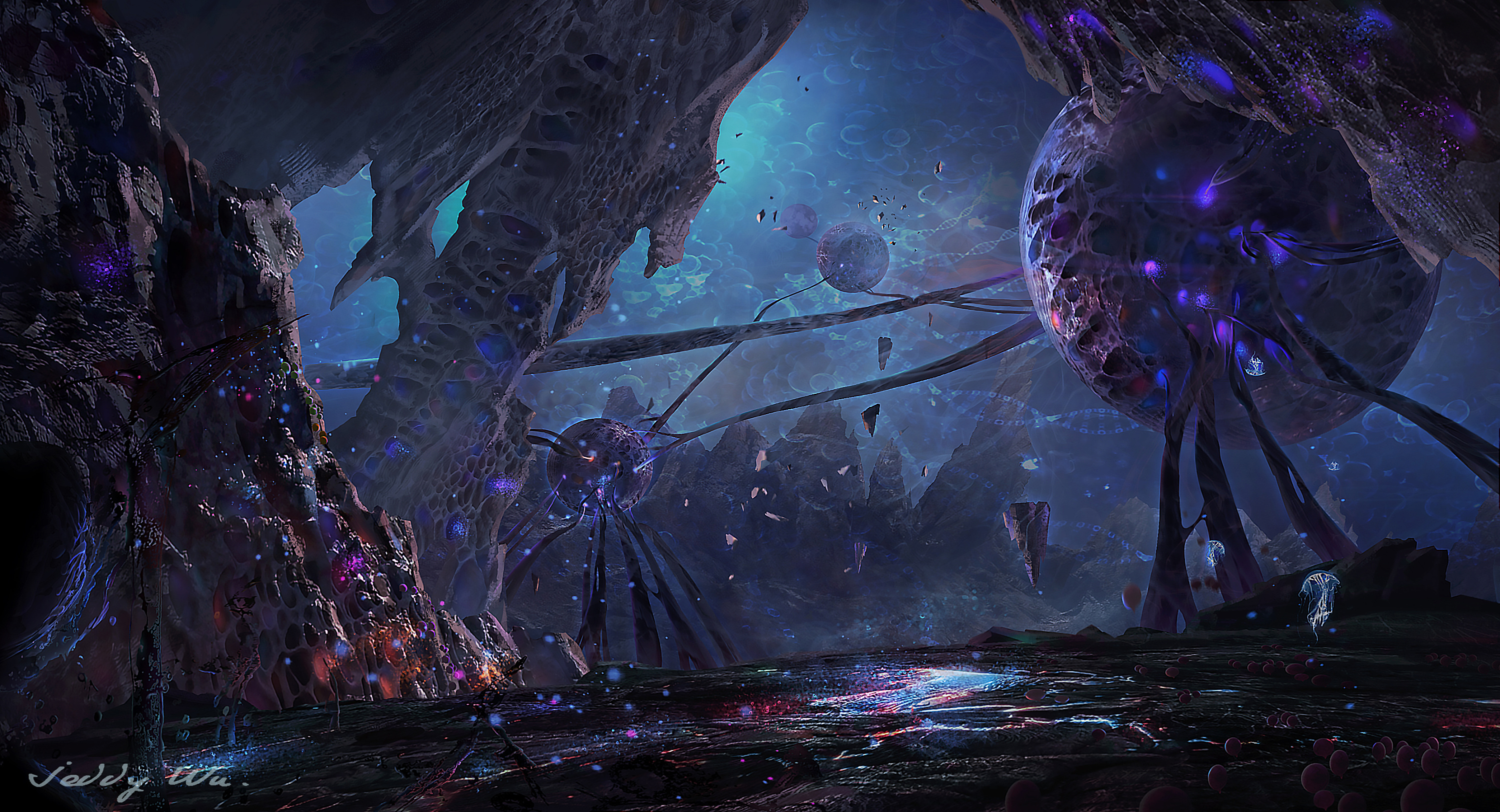 共生星球 概念气氛图