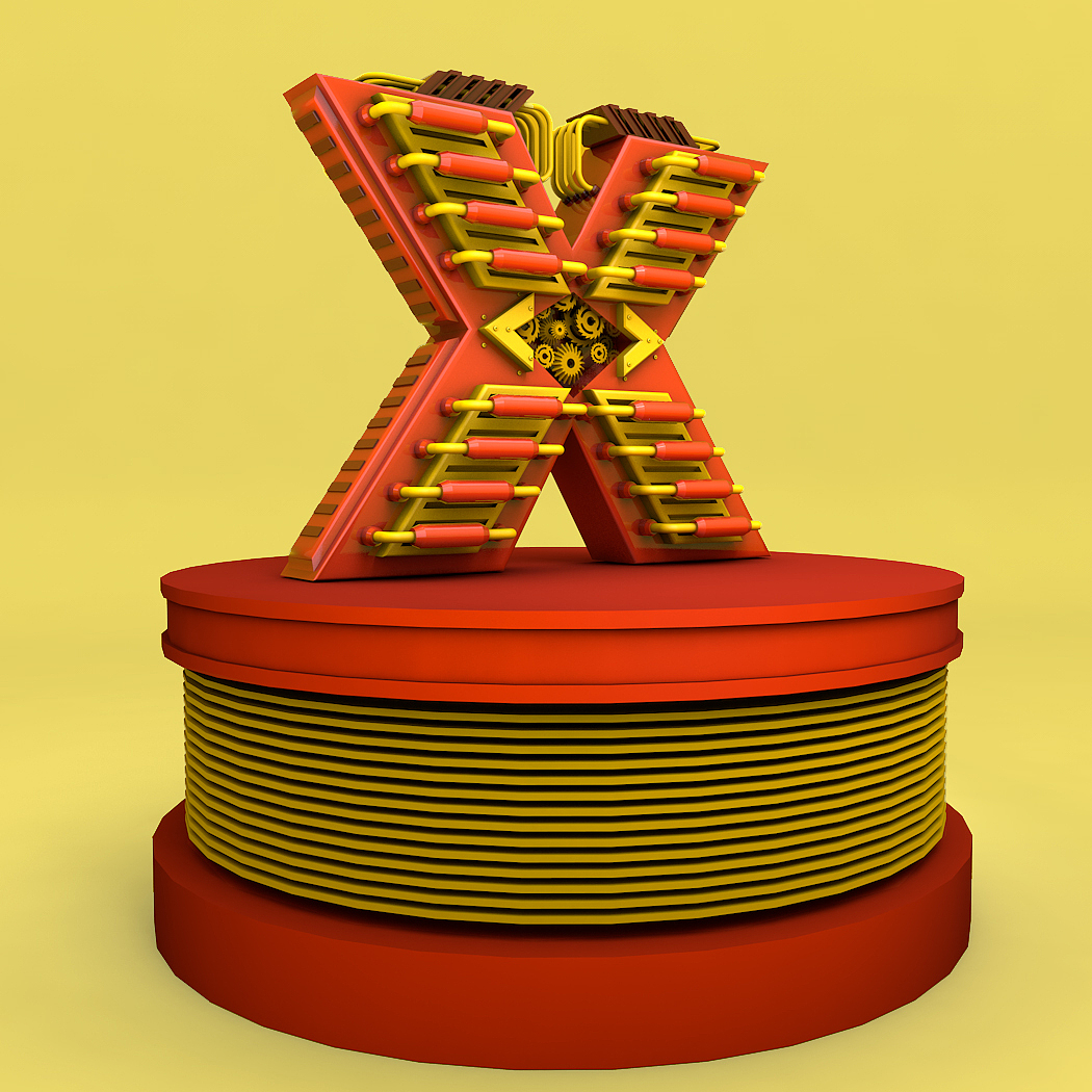 打算用c4d把自己名字怼出来（图ZMTMzMzU5MzA0） - 其他三维 - 站酷设计师XierorozX原创素材 - 站酷ZCOOL