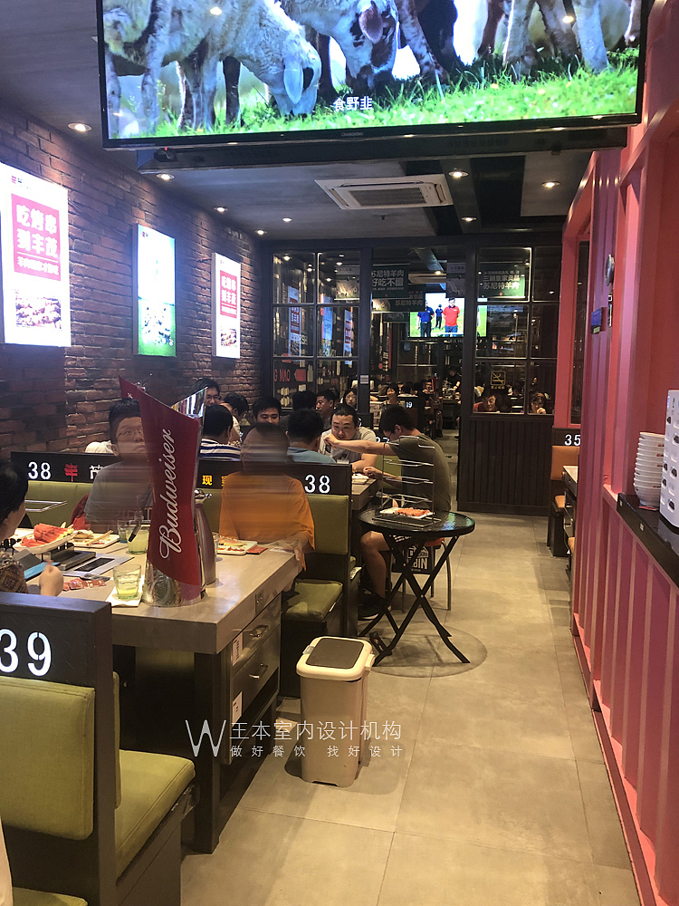丰茂烤串店装修设计案例设计师王本设计烤肉店烧烤店（图ZMTcyNTE4MDQ0） - 建筑/空间 - 站酷设计师王本设计原创素材 - 站酷ZCOOL