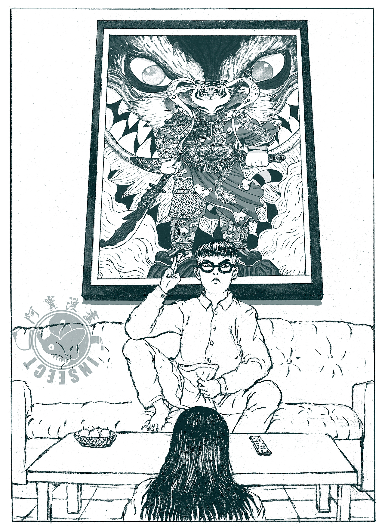 《关公虎》之《贞没意思》（图ZMjg5NzMxNTI4） - 短篇/格漫 - 站酷设计师阿寶INSECT原创素材 - 站酷ZCOOL