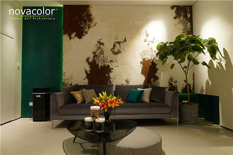 novacolor艺术涂料上海徐汇区效果图