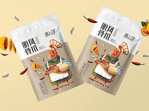 鸡爪包装｜虾仁包装｜休闲零食包装｜快消品包装｜