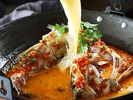 据说叫挑味雄鱼讷 //这道菜的名字