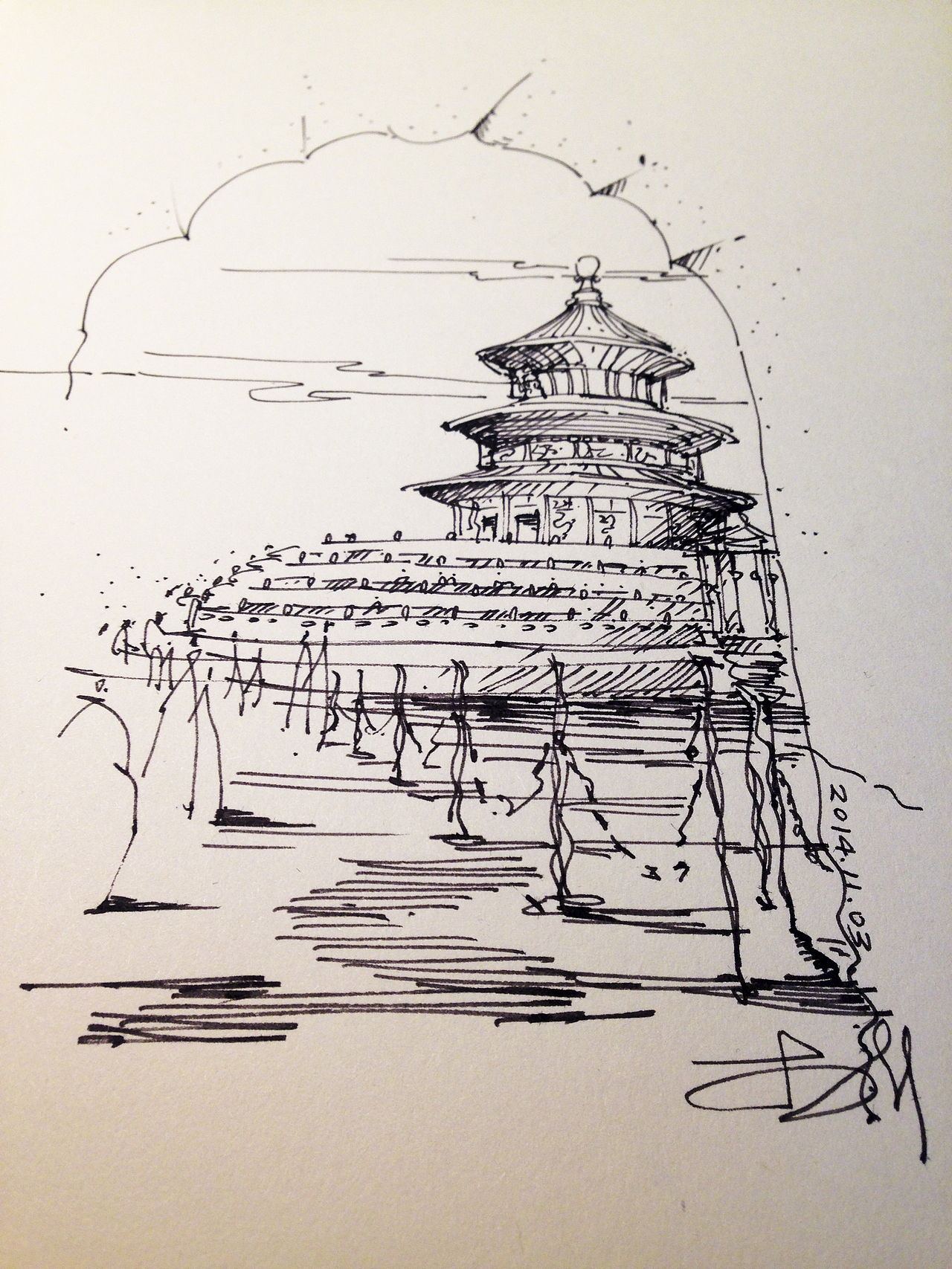 走到哪里画哪里~（图ZMzc0ODIzNjg=） - 建筑设计 - 站酷设计师甜到掉了牙原创素材 - 站酷ZCOOL