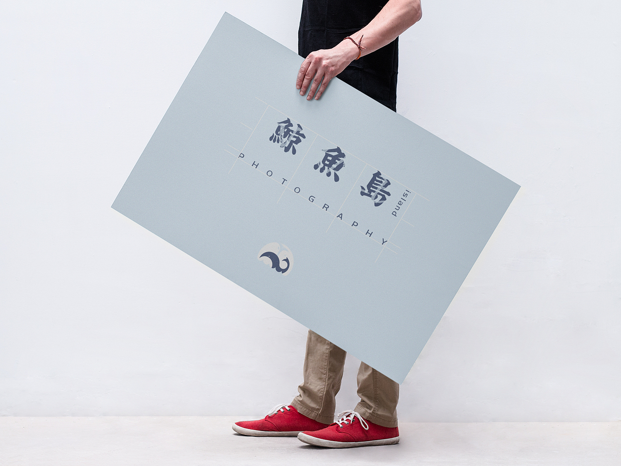 鲸鱼岛摄影空间品牌标志设计|平面|logo|曾伯潇_原创作品-站酷zcool