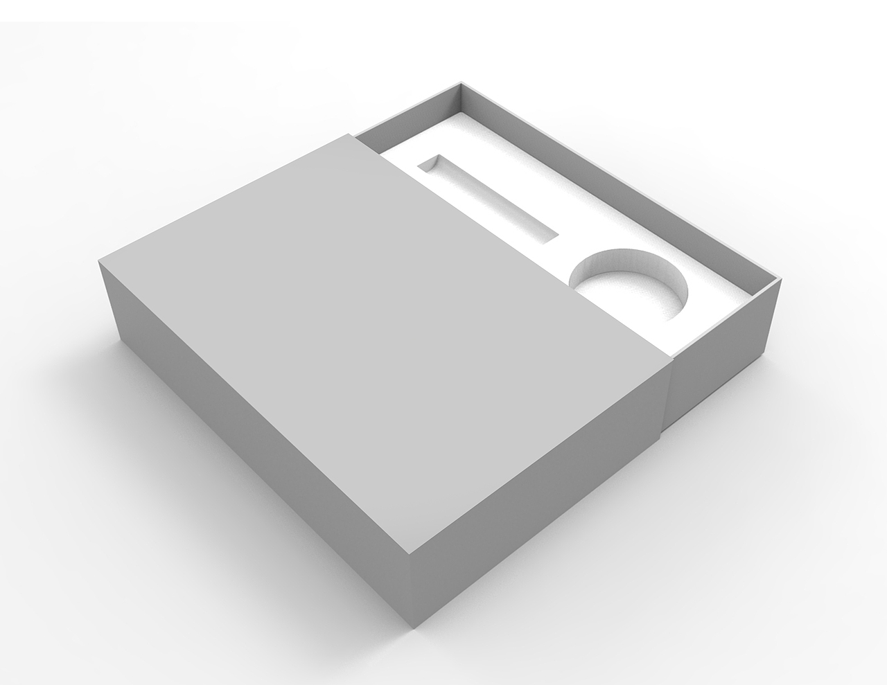 化妆品包装盒效果图