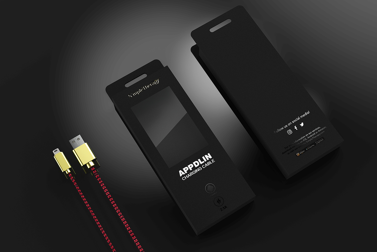 数据线包装设计