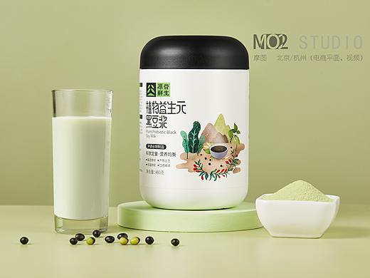 MO2摩图广告电商产品豆浆粉饮品创意食品拍摄
