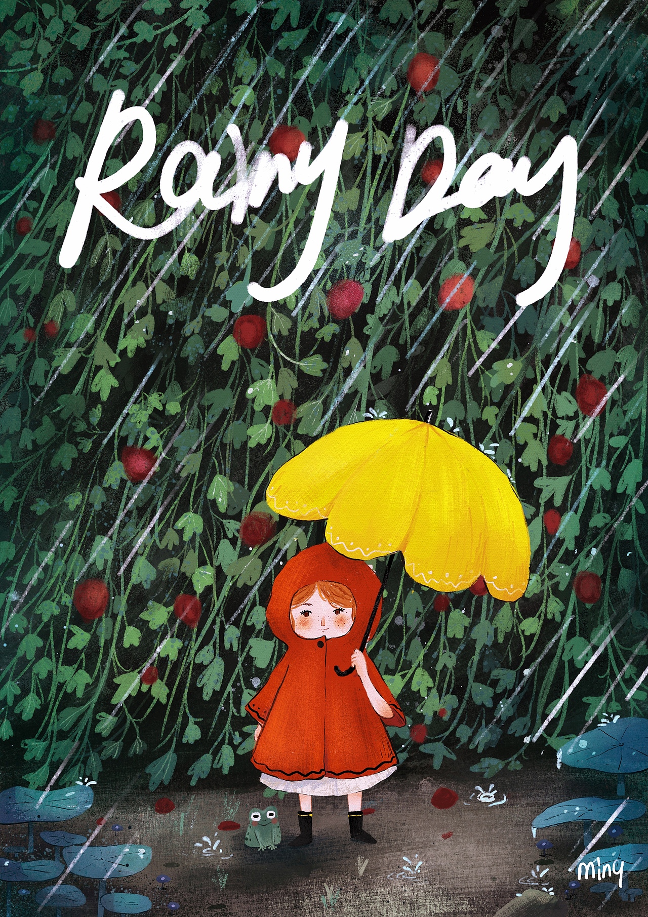 雨天（图ZMjQzMTA4MjU2） - 儿童插画 - 站酷设计师又尔明原创素材 - 站酷ZCOOL