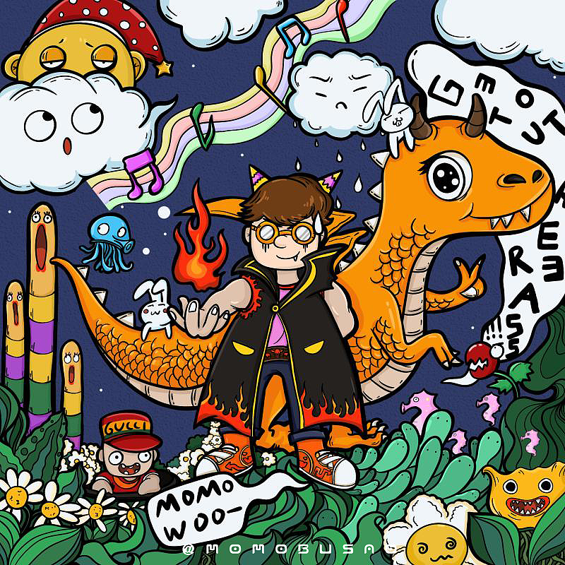 《when I do sth》涂鸦风插画系列（图ZMjIyNjcxNzU2） - 创作习作 - 站酷设计师莫莫不骚原创素材 - 站酷ZCOOL