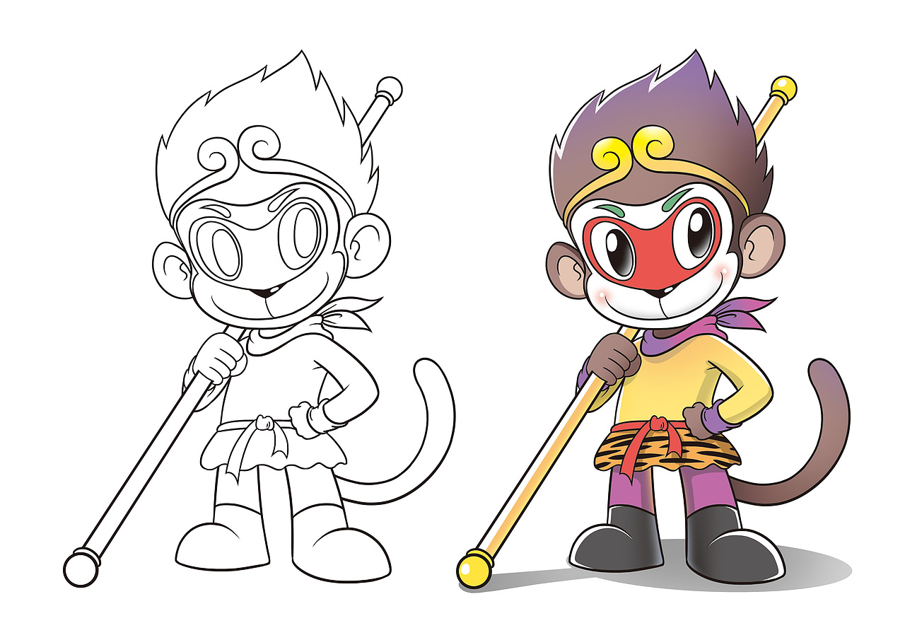 ip形象设计-孙悟空