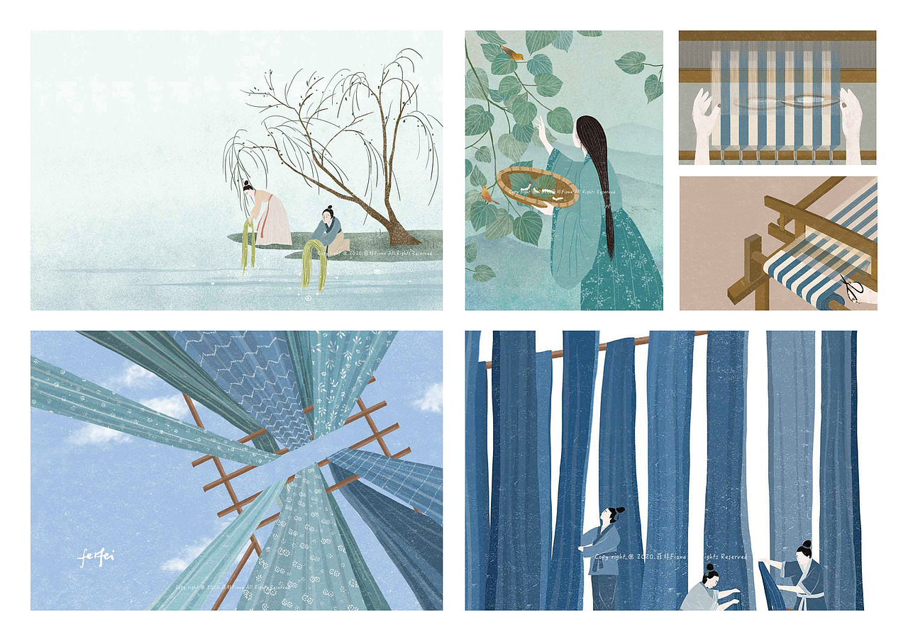 《汉字中国》绘本第二辑（图ZMjkzNTI5MTE2） - 商业插画 - 站酷设计师菲非Fiona原创素材 - 站酷ZCOOL