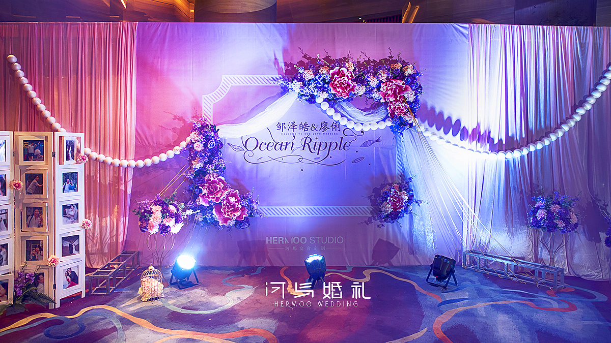 河马婚礼｜海洋主题婚礼（蓝色＋白色）（图ZMTM3ODkwMzI0） - 人文/纪实摄影 - 站酷设计师河马婚礼原创素材 - 站酷ZCOOL