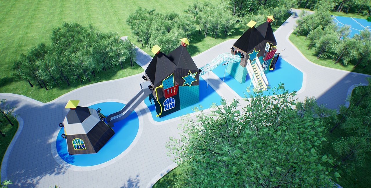淘气堡作品图片（图ZMTkxMTg5ODM2） - 建筑/空间 - 站酷设计师匠人一心原创素材 - 站酷ZCOOL