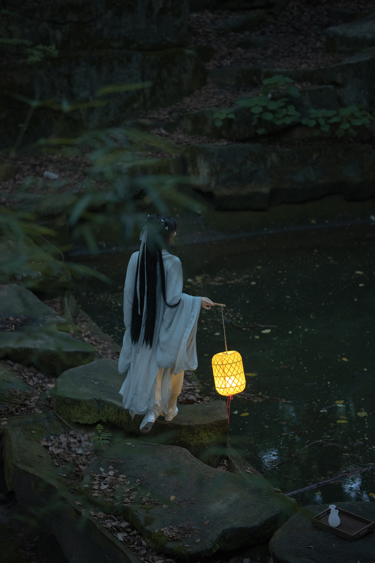 青衫烟雨客,似是故人归