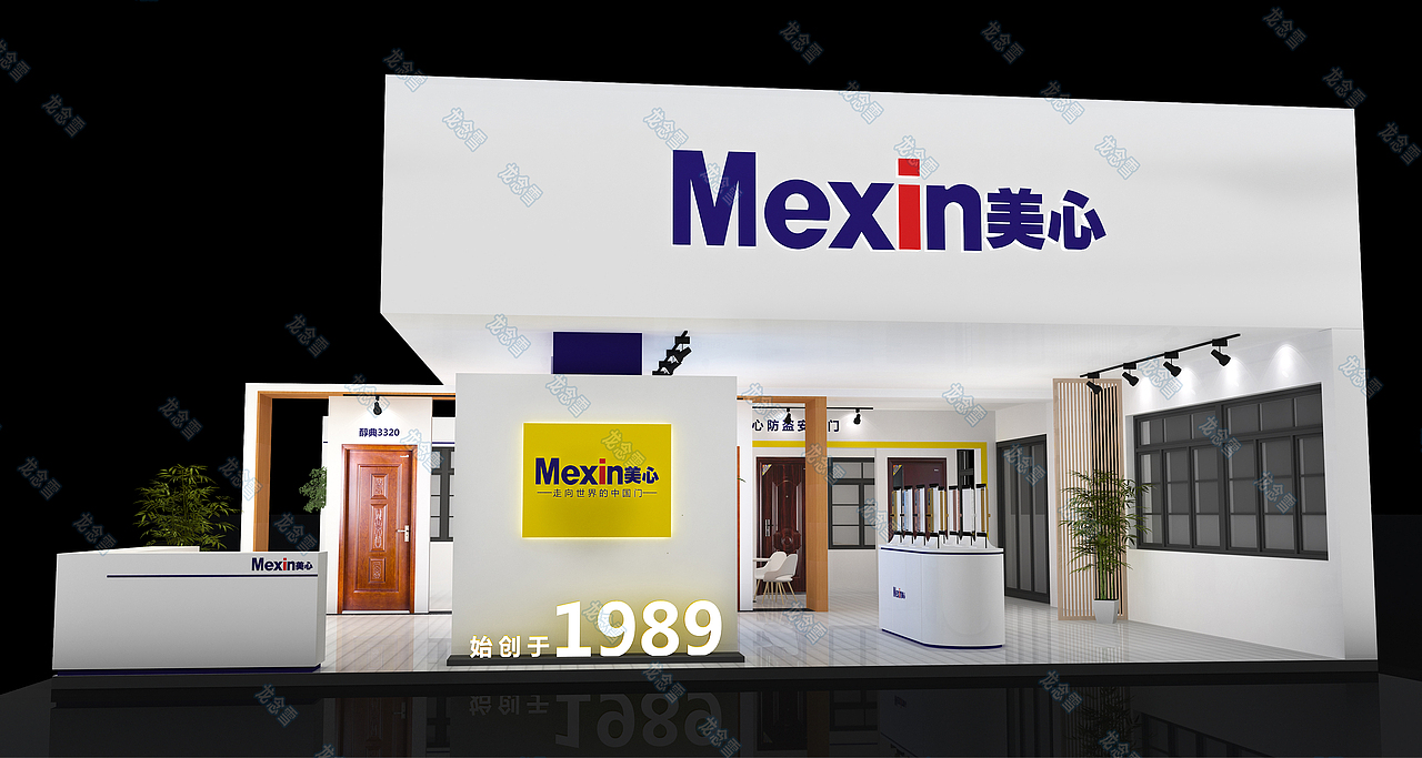 美心展台效果图（图ZMjY2MzI1NDI4） - 建筑/空间 - 站酷设计师君如水原创素材 - 站酷ZCOOL