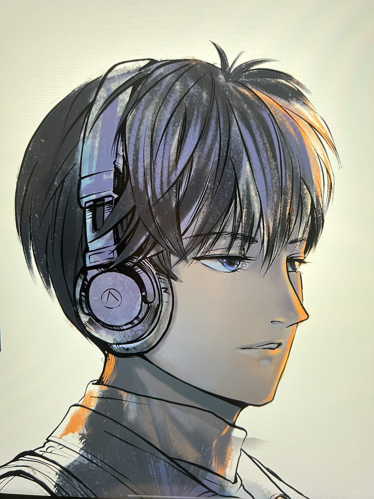 插画 旅行 漫画 少年
