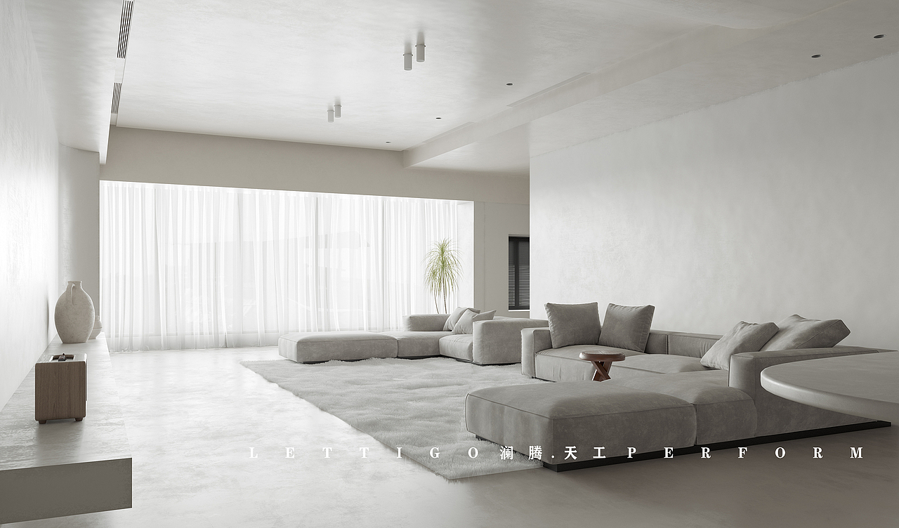 极简风里的微水泥