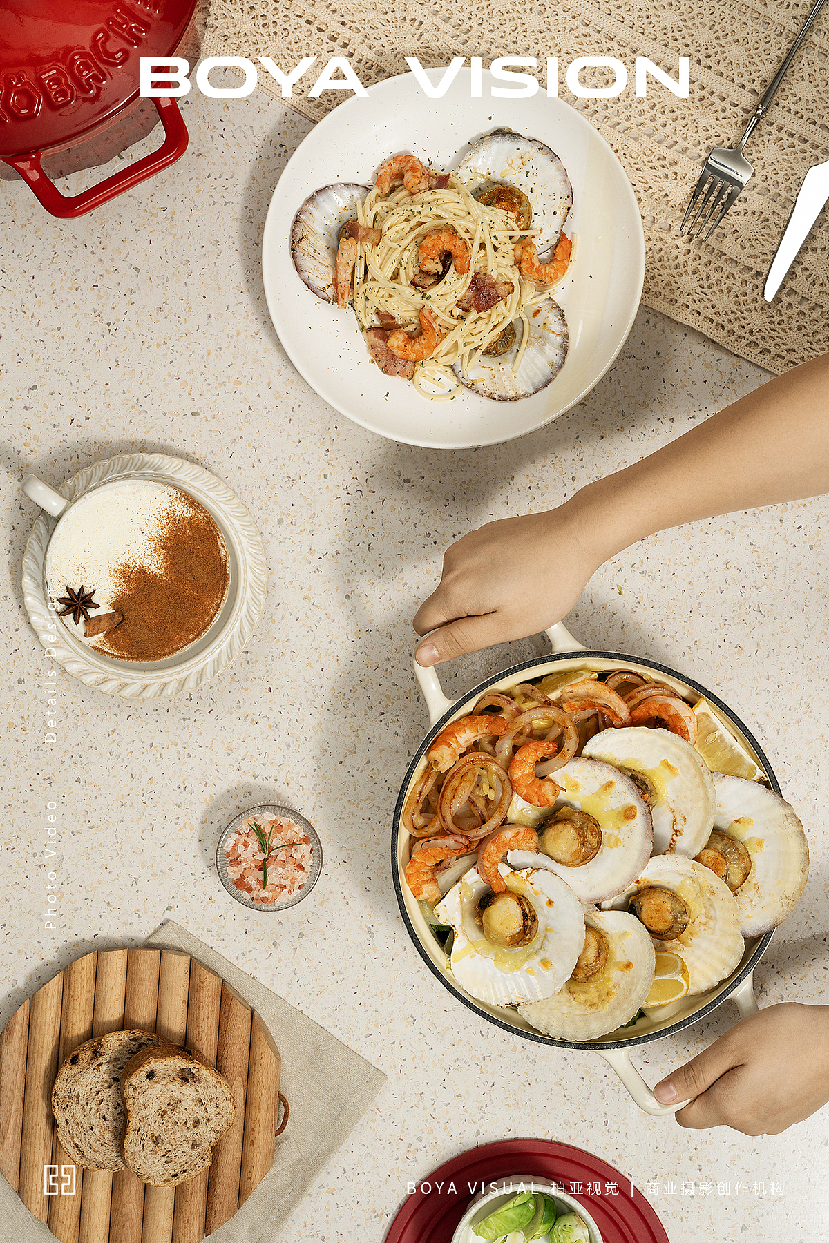厨具摄影 ｜康巴赫 珐琅锅 X BOYA视觉（图ZMzUxMjExMjYw） - 产品摄影 - 站酷设计师柏亚视觉摄影原创素材 - 站酷ZCOOL
