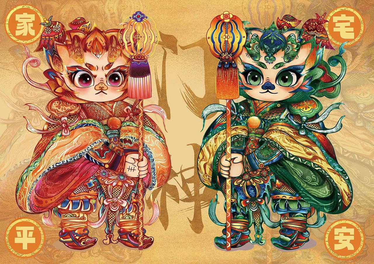 龙年门神 | 诸邪退散 家宅平安