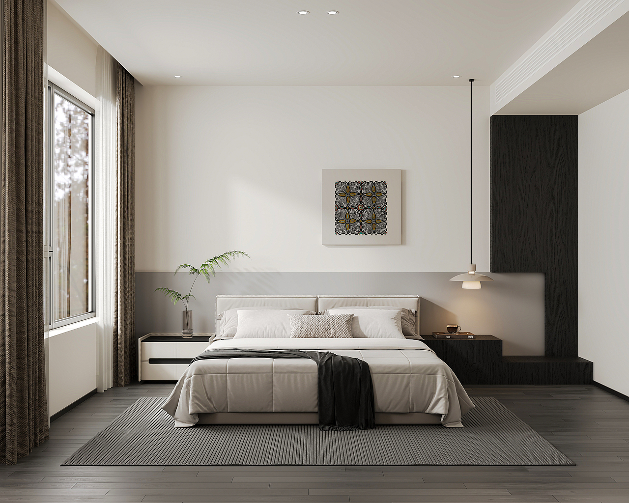 现代极简别墅案例（图ZMzYyMDcyMzc2） - 家装设计 - 站酷设计师白龙马效果图杨芸原创素材 - 站酷ZCOOL