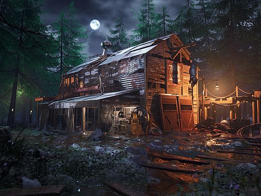 UE4游戏木屋场景