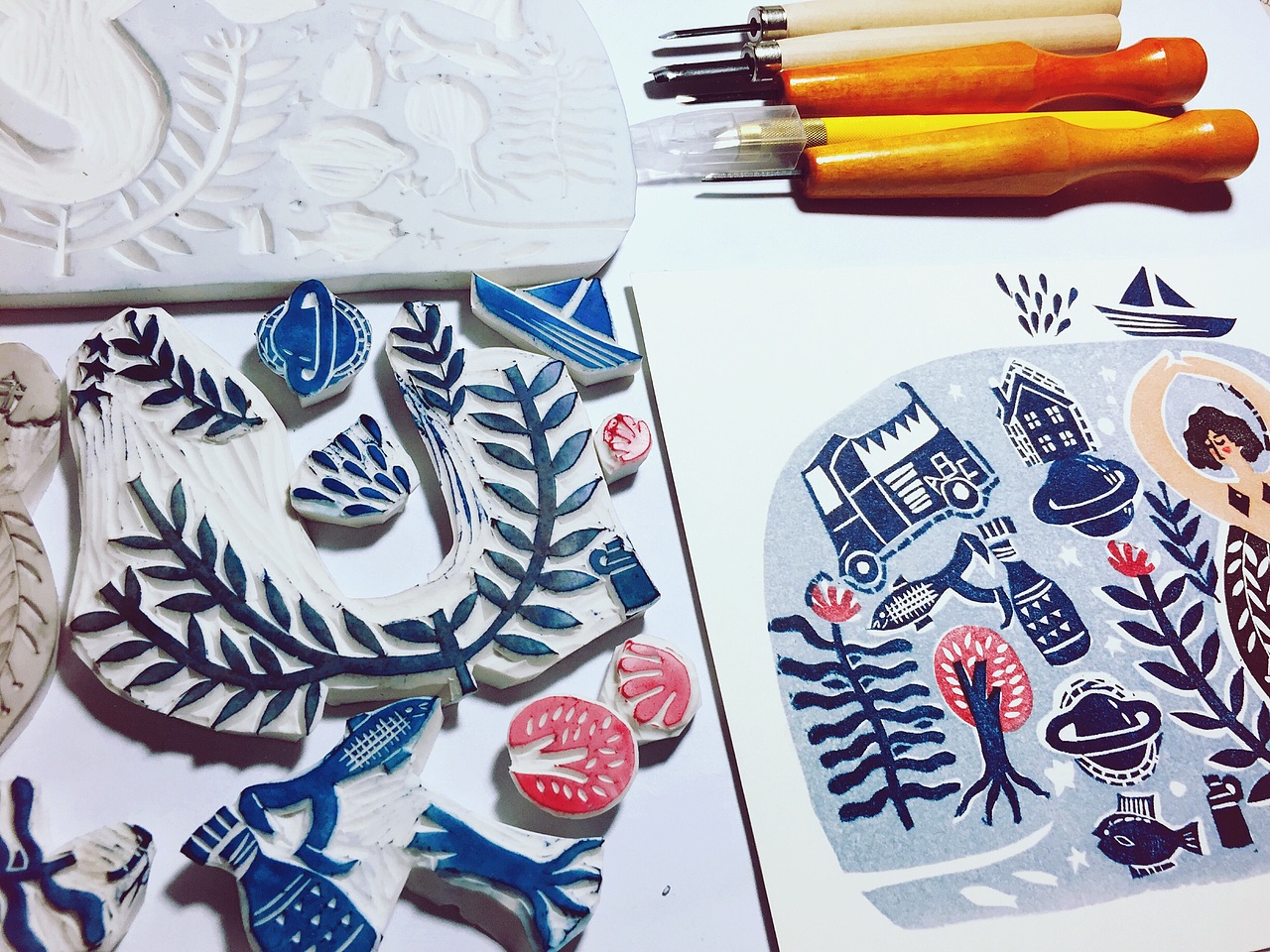 路上路原创橡皮章