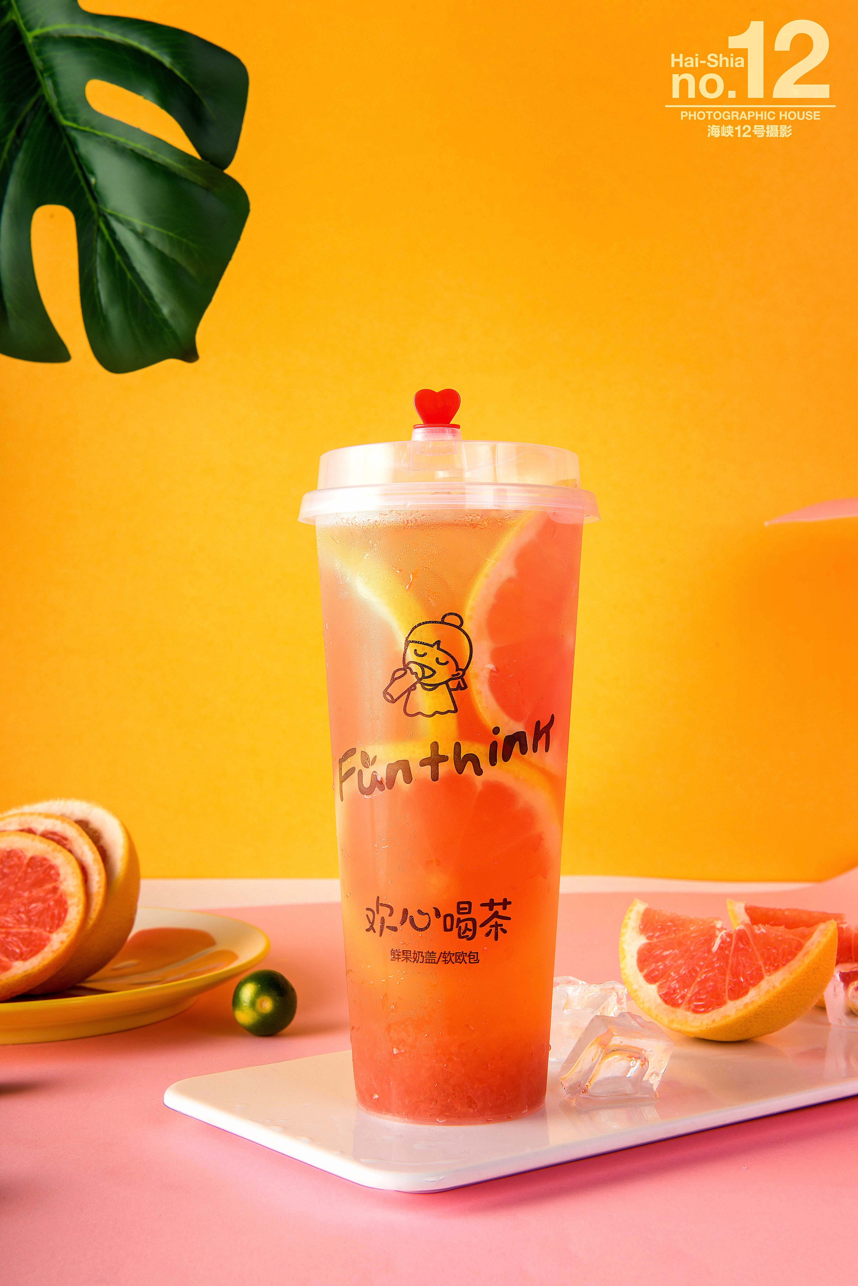 夏日午后;来一杯清新得水果茶吧