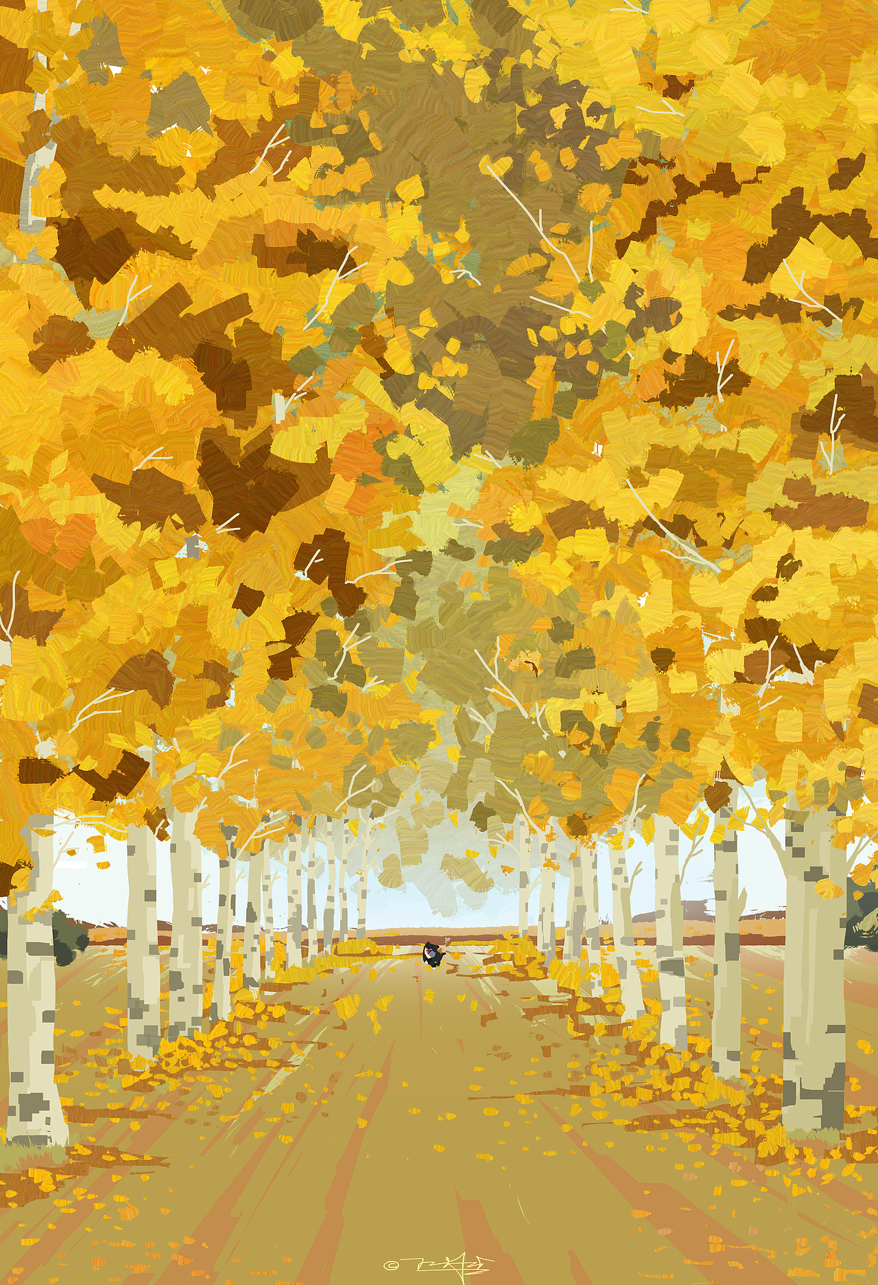 秋色和收獲（圖ZMjczNDkwMzA0） - 閃屏/壁紙 - 站酷設(shè)計師九斤白原創(chuàng)素材 - 站酷ZCOOL