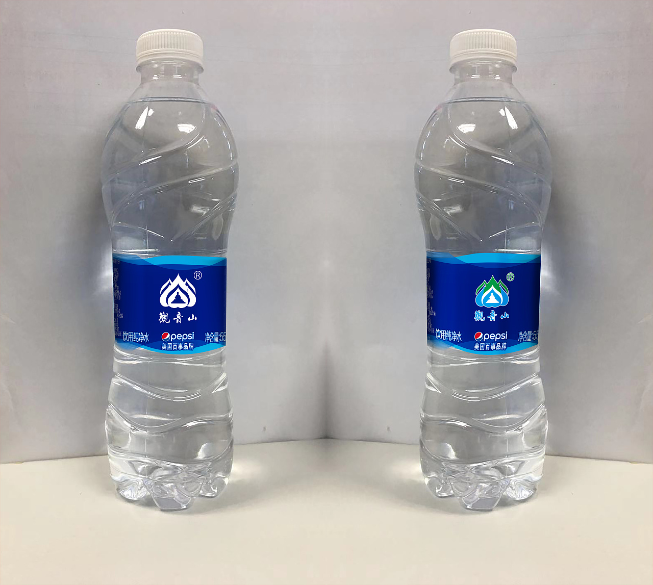 两款588ML的瓶装饮用水 | 山泉水|遵义桶装矿泉水厂|定制水
