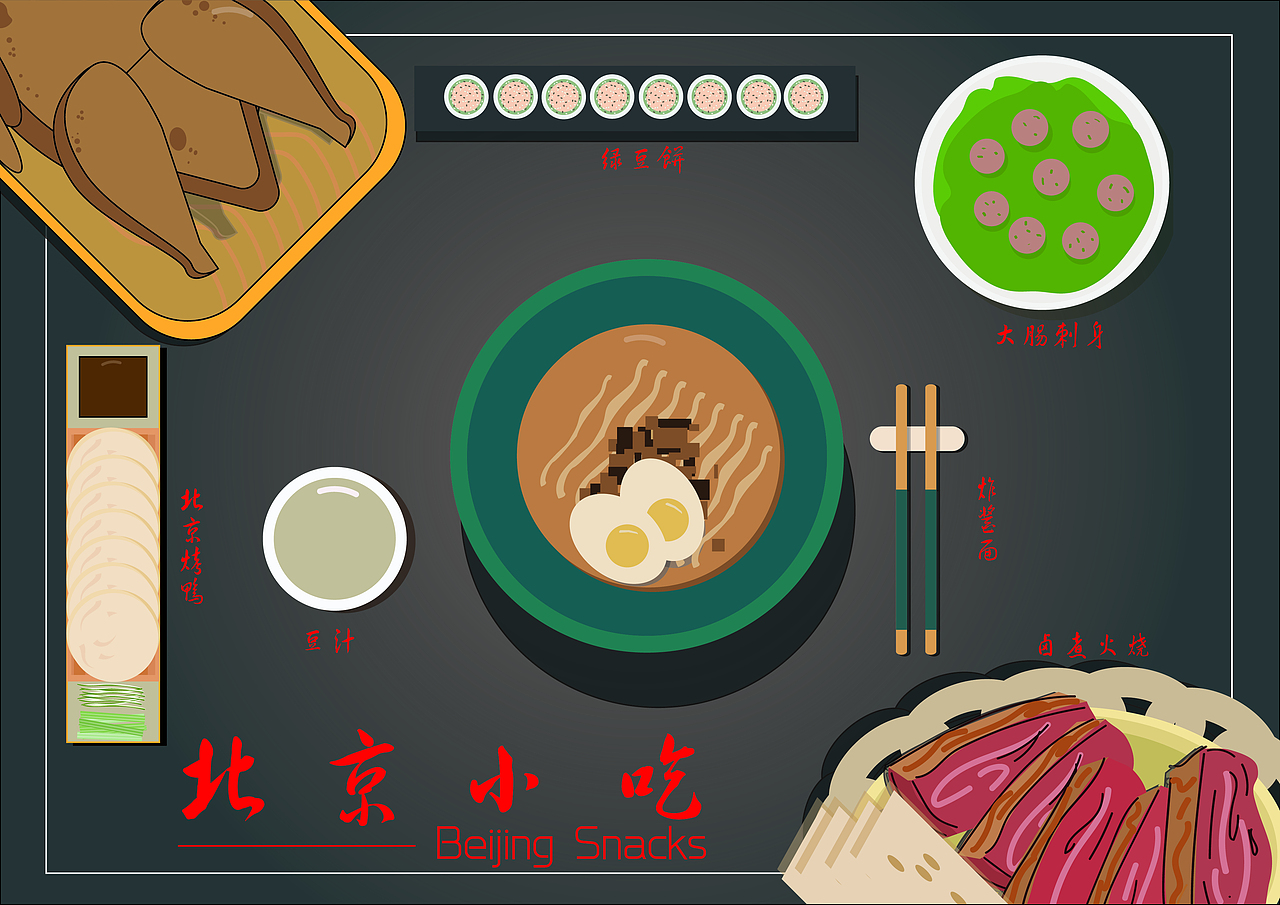 插画、海报（图ZMjI0ODAxNTgw） - 创作习作 - 站酷设计师一斤豆腐脑原创素材 - 站酷ZCOOL