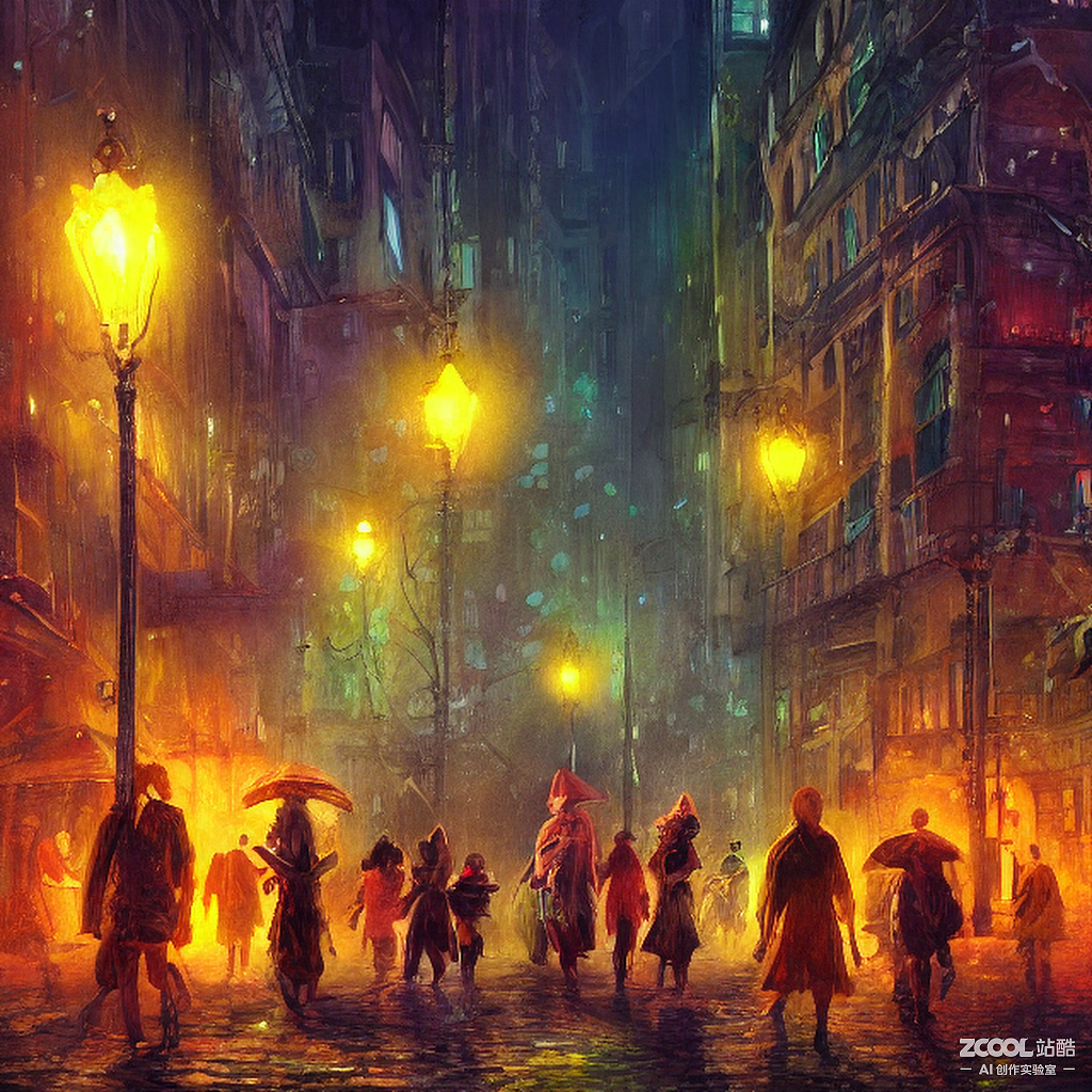#AI创作实验室#夜深的城市