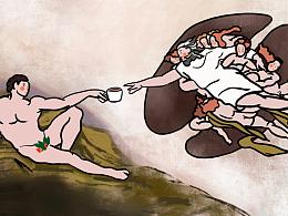 世界名画 and coffee