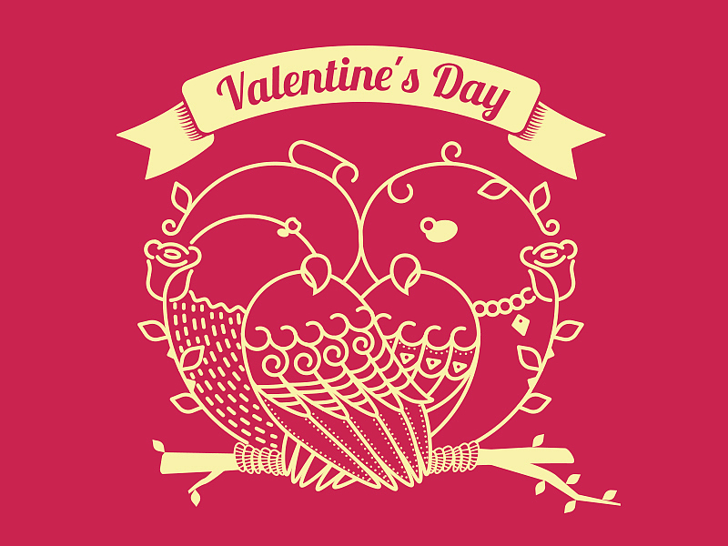Merry ST.Valentine's Day（图ZMTQwMDk4MzY=） - 商业插画 - 站酷设计师sunkim原创素材 - 站酷ZCOOL