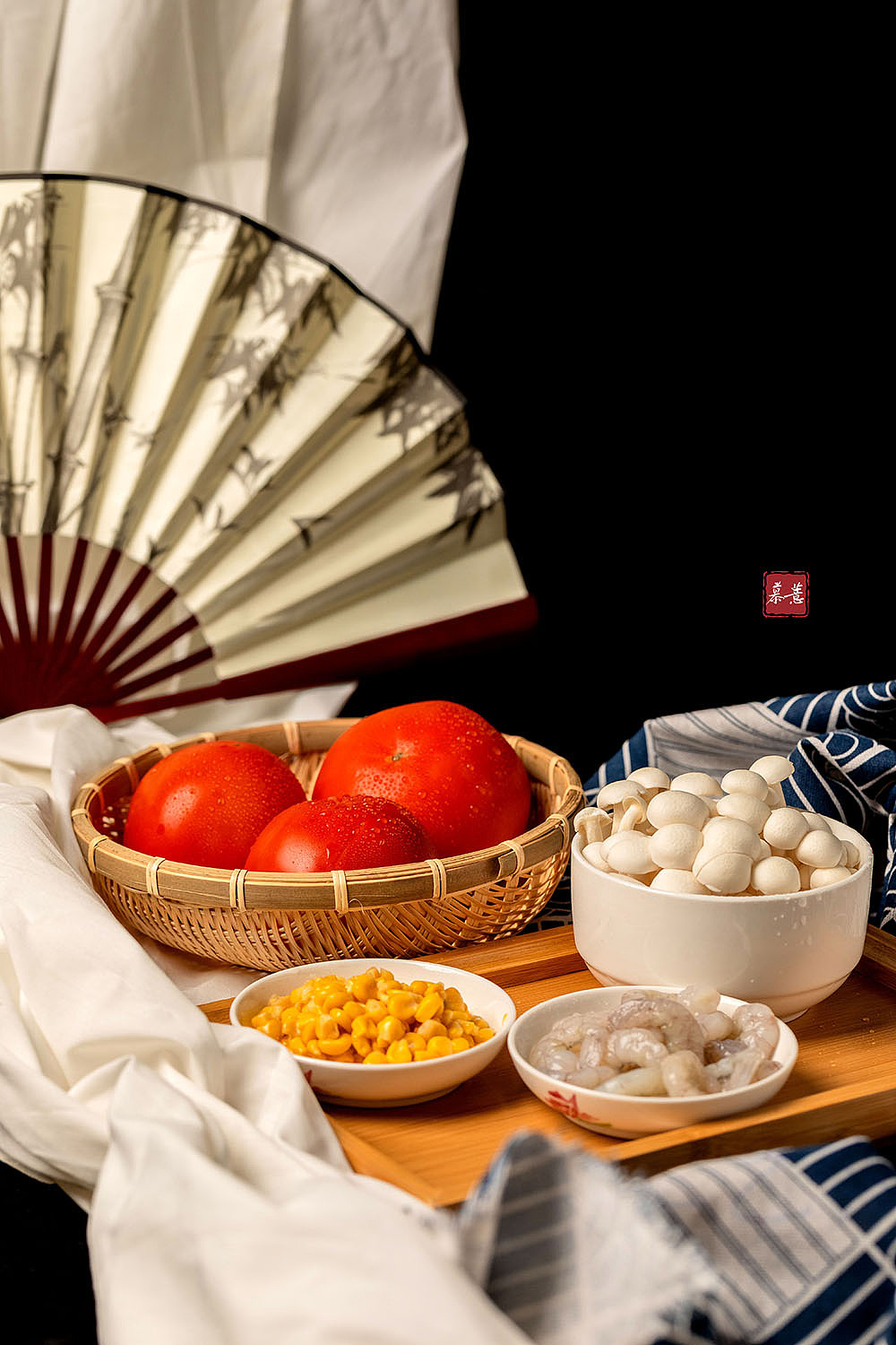 西安美食摄影 不用一滴油超级健康的番茄虾仁汤