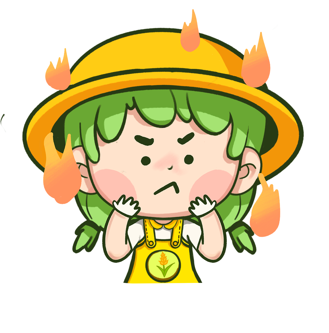 黄小麦日常第一弹表情包上线啦（图ZMjk2MTk2NzQ4） - IP形象 - 站酷设计师何其精Lauren原创素材 - 站酷ZCOOL