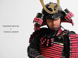 黑漆涂本小札二枚胴X三船敏郎·1/6比例日本战国武士