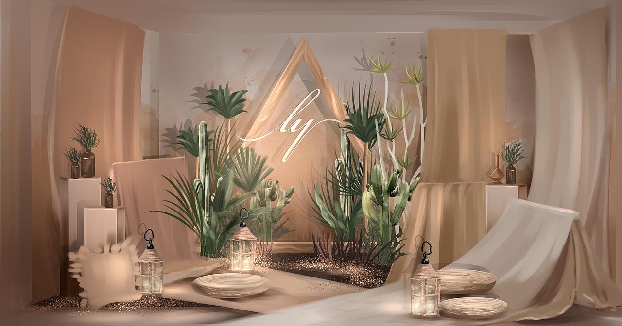 沙漠雨林（圖ZMTgxODg3NDY0） - 舞臺美術(shù) - 站酷設(shè)計師娟妹紙原創(chuàng)素材 - 站酷ZCOOL