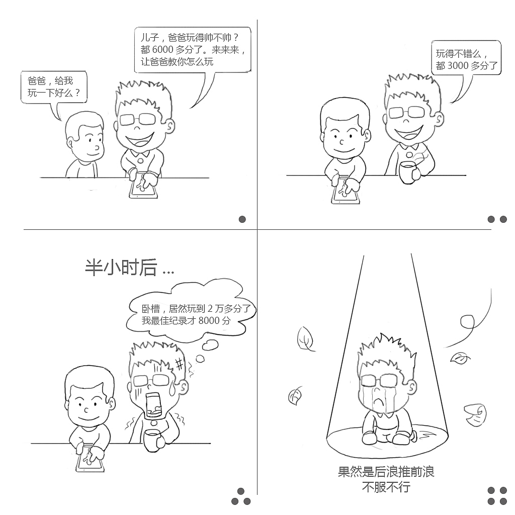 四格（点击进入）（图ZNzg2NjY2MDg=） - 短篇/格漫 - 站酷设计师黑白之天空原创素材 - 站酷ZCOOL