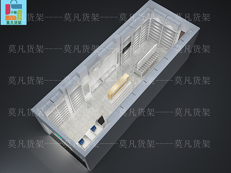 广州诺米新款彩妆货架-莫凡货架厂家供应