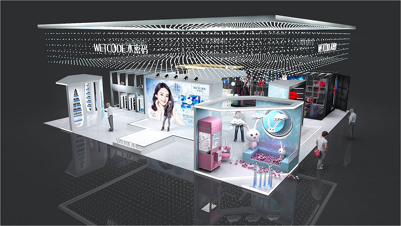 水密码展位（图ZMjE5MzU2MTgw） - 场景 - 站酷设计师治术艺空原创素材 - 站酷ZCOOL