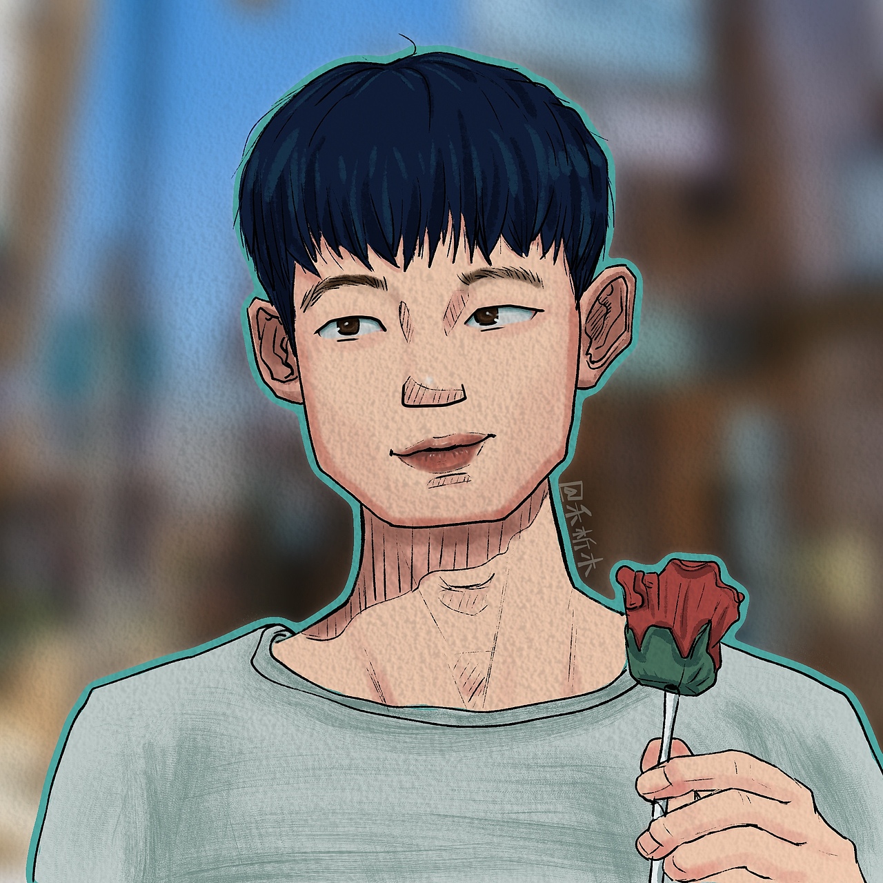 带有个人绘画习惯的一些头像作品