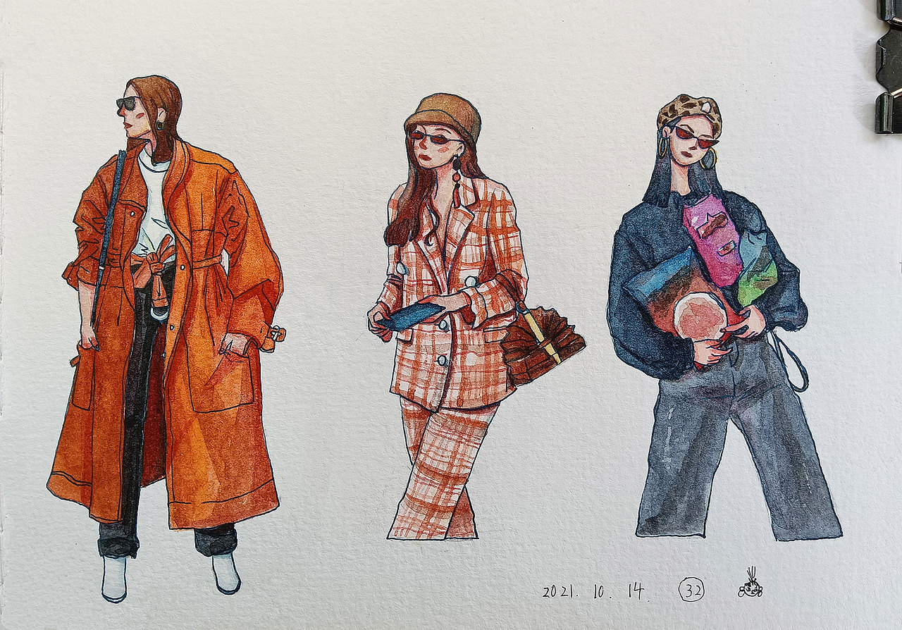 一些速写（图ZMjc3OTM0MTM2） - 创作习作 - 站酷设计师新子漫原创素材 - 站酷ZCOOL