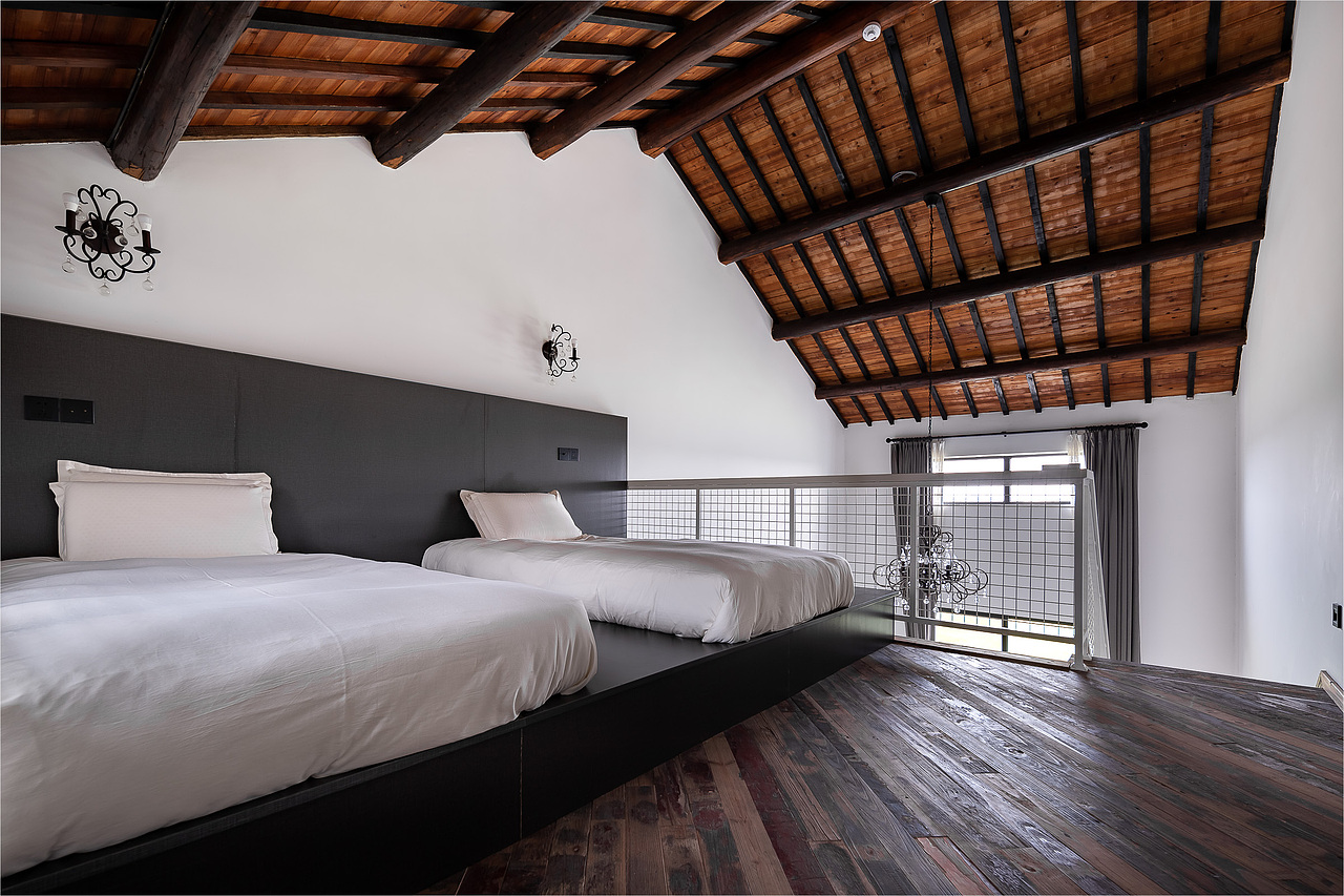 民宿摄影上海青浦老谷仓民宿美式田园风格