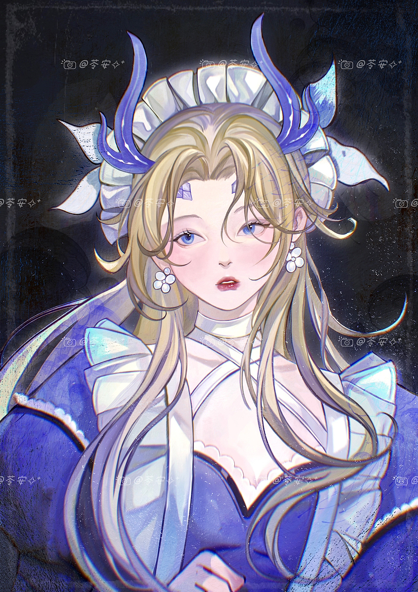 插画｜女仆（图ZMzMxMDk1NTE2） - 商业插画 - 站酷设计师苓安haru原创素材 - 站酷ZCOOL