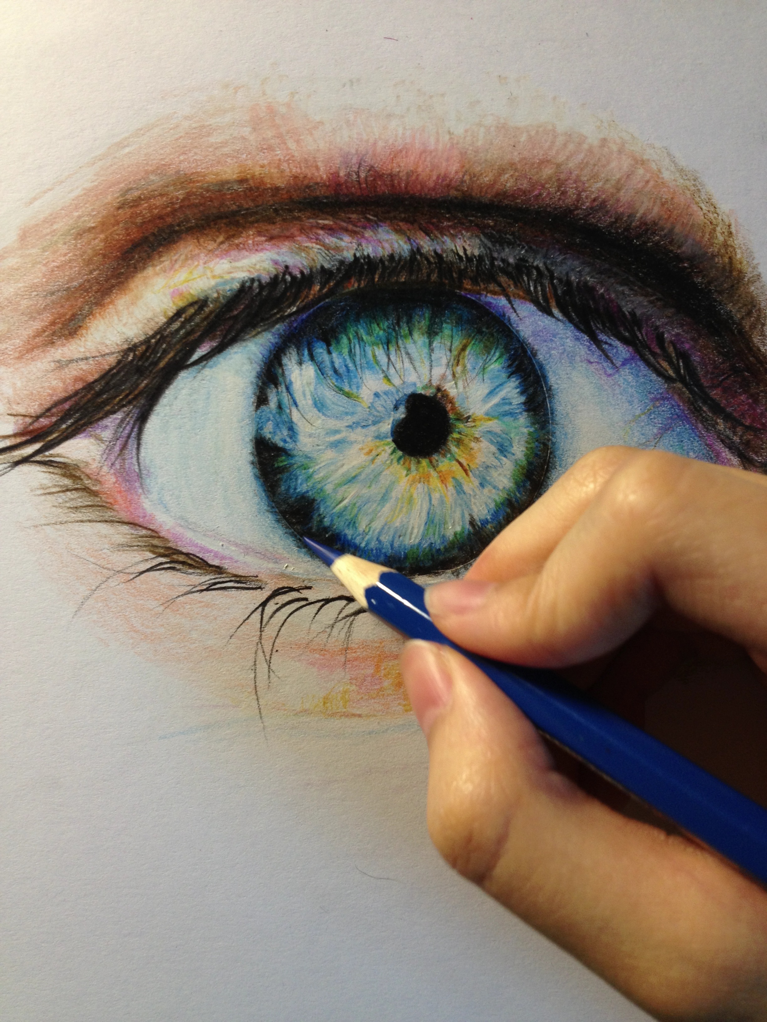 素描人像笔记之眼睛练习|纯艺术|绘画|安紫铭 - 原创作品 - 站酷 (ZCOOL)